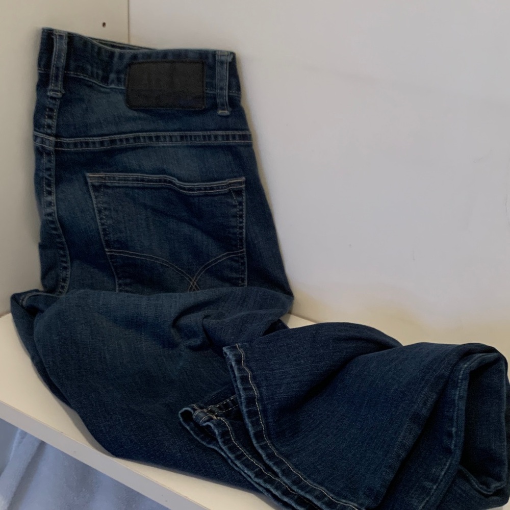 Calvin Klein Dark Blue Straight Men's Jeans